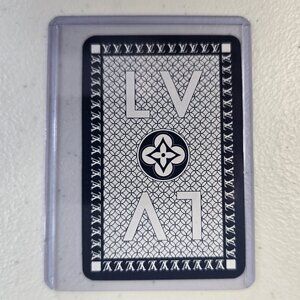 Louis Vuitton Black and White Playing Cards